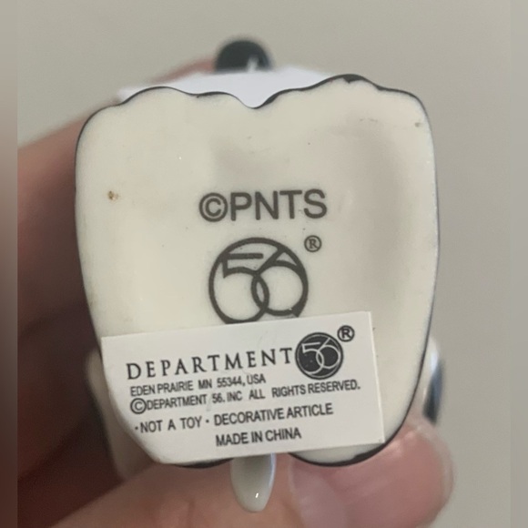 Department 56 Peanuts Santa Christmas Ornament - Red and White Vintage Snoopy - Picture 5 of 13